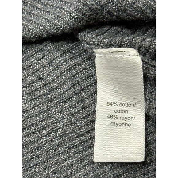 Maurices Womens Gray Asymmetrical Knit Sweater Dress Size 1 - Picture 9 of 16